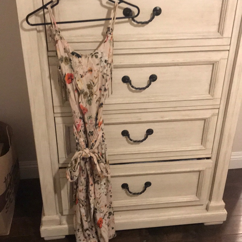 Zara pink floral jumper | size xsmall